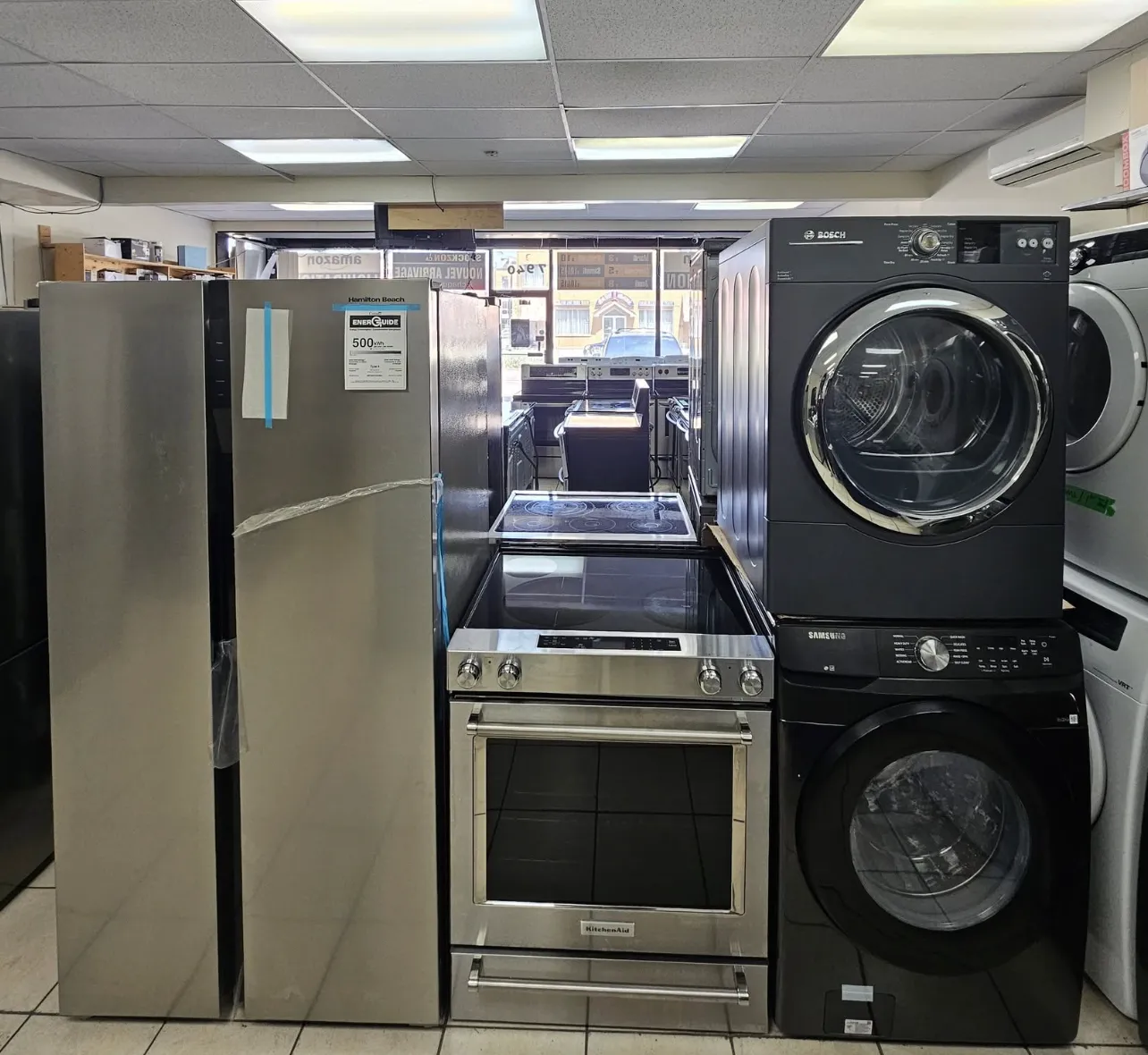 Appliances for sale at Plan B Électro